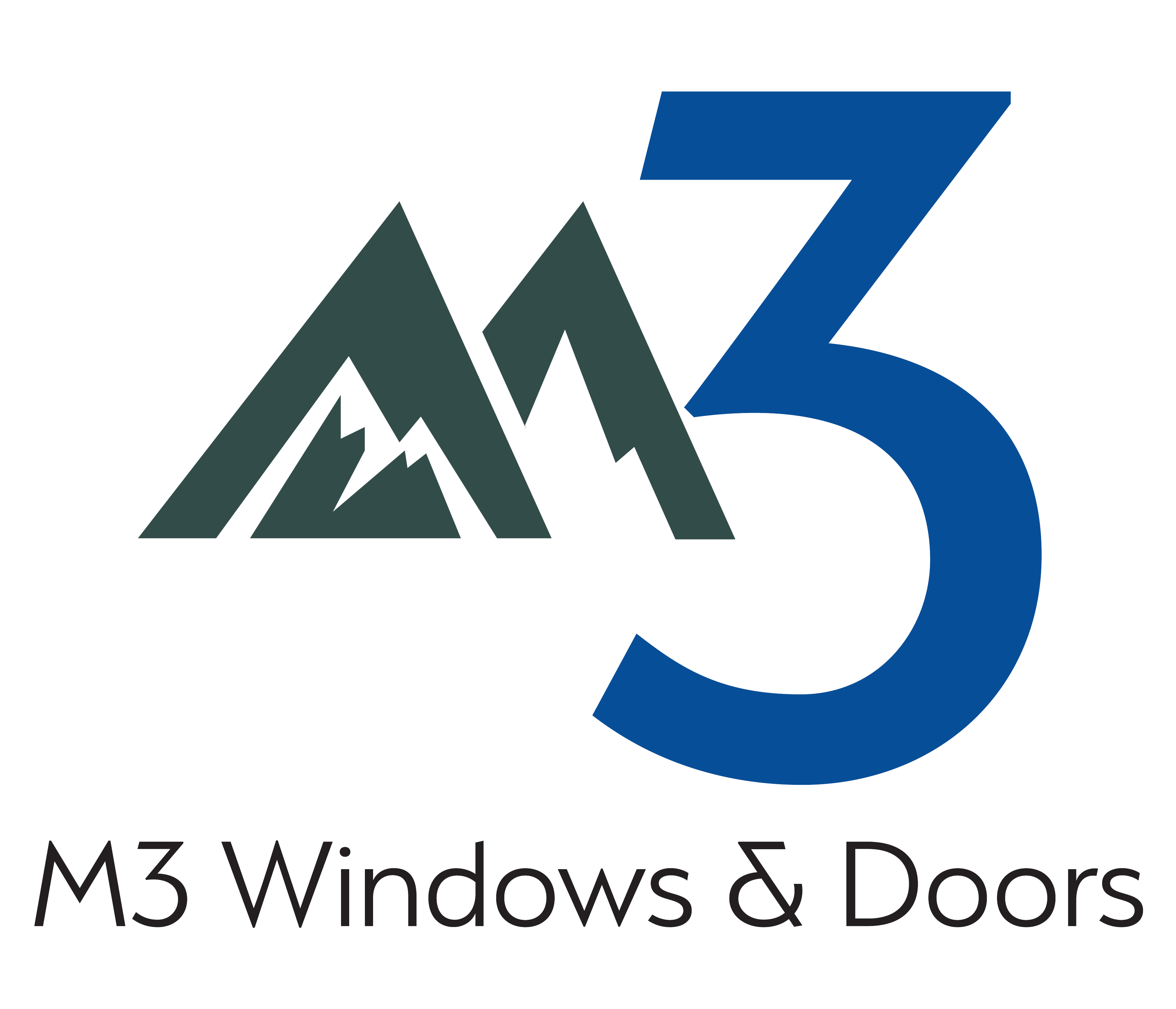 M3 Windows & Doors Logo