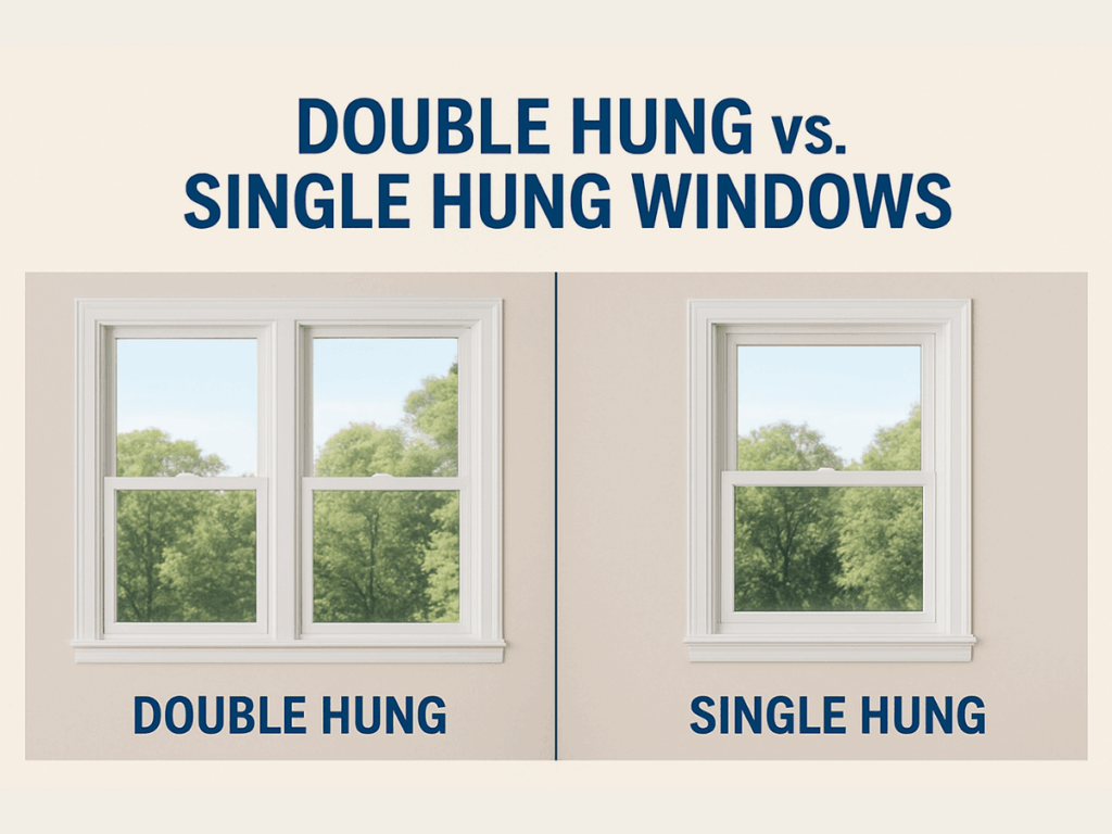 double hung vs single hung 